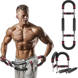 Adjustable Power Twister Bar (40-100lb) - Portable Arm Trainer for Chest, Shoulder & Upper Body Workout, Home Gym Equipment-picture-30