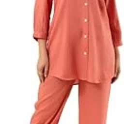 gulabositabo Women's Solid Relaxed Fit Shirt-picture-35