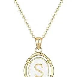 el regalo Vintage Style Waterproof Name Initial Letters Pendant Necklaces - Stainless Steel Golden Initials Jewelry - Hypoallergenic Letters Pendant Chain-picture-35