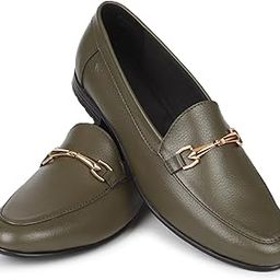 yoho Bliss Comfortable Slip On Formal Buckle Loafer for Women | Stylish Fashion Moccasins Range | Cushioned Footbed Finish | Flexible and Office Wear Shoe-picture-44