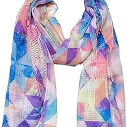 fabtone Women's Scarf Stole Printed Soft Fabric, Summer Accessory, 70x180 cm, Neck Cover, Sun Protection, Dust Protection, Absorb Sweat, Easy Care-picture-27