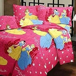 WONDERLOOK Cartoon Kids Design Print TC - 240 Single Bed Reversible AC Blanket | Dohar (Polycotton, (B-Doll), Multicolor-picture-12