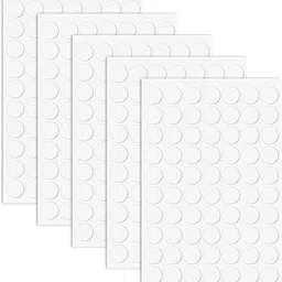 350 Pieces Double Sided Adhesive Dots Transparent Removable Self Adhesive Round Acrylic No Trace Sticky Clay Waterproof Dot Stickers for Wall Hanging Festival Decoration (10mm)-picture-57
