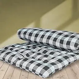 Soft Cotton Multicolour Single Bed Mattress/Gadda (3x6 feet, Blue Single Size)-picture-14