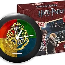 MCSID RAZZ - Harry Potter House Crest Multicolour Table Clock -Plastic, 15W x 12H cm image 1