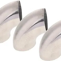 ATORSE 3 Pcs Car/Auto 201 Stainless Steel 90Degree Bend Elbow Exhaust Pipe 2inch-image-48