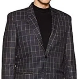 oshano Luxrio Stylish Check Blazer for Men Casual Slim Fit Jacket-picture-17
