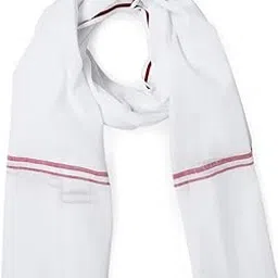 Pure Cotton White Gamcha for Men and Boys Bath Towel- Soft, Super Absorbent, and Quick-Drying, Brown Strip Pack of 1-picture-26