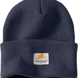 trendmalls Mens/Women/Kids Cap Unisex Hat Knit Cuffed Beanie Cap for Men Stylish image 1