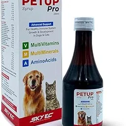 PetUp Pro Daily Syrup for Dogs & Cats – 200 ml Multivitamin & Mineral Tonic with Amino Acids | Supports Immunity, Growth & Healthy Coat-picture-44