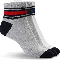 cult Sports Men's Ankle Length Cotton Socks - Multicolour (Pack of 3)-picture-32
