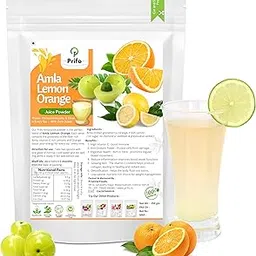 Prifo Amla Lemon Orange Juice Powder – 100% Natural, No Sugar, Vitamin C Enriched Detox Drink | Refreshing Immunity Booster for Skin Glow & Digestion – 250g-image-19