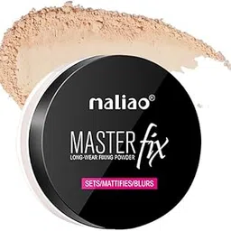 Maliao Master Fix Long Wear Fixing Powder | Matte Finish | Oil Control & Shine-Free | Translucent Formula | Long-Lasting & Lightweight | Soft Ivory. 15g image 1
