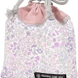 colorful candy style Drawstring Small Cup Bag (with Name Tag) Water Repellent, Non-Iron, Lightweight, Stain Resistant, Wrinkle Resistant, Girls-picture-29