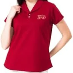 lango Women's Regular Fit Printed Polo T-Shirts/Tops, Women's Cotton Polo T-Shirt | Printed, Casual & Gym Wear | Collar Neck Cotton T-Shirt for Women | Polo Neck Tee | Comfortable & Stylish Fit-picture-10