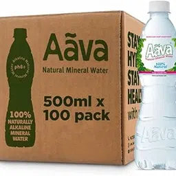 Aava Naturally Alkaline Mineral Water 500ml (Origin Aravalli Hills, 100% Alkaline pH 8.0+, Benefits of Calcium & Magnesium) (500ml Pack of 100)-picture-13