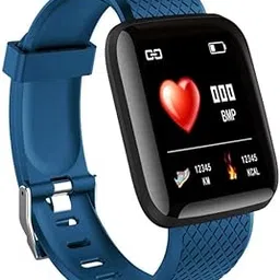 Drumstone D116 Touchscreen Smart Watch Bluetooth Smartwatch with Heart Rate Sensor and Basic Functionality for All Boys & Girls with 1 Years Replacement Warranty in All Over India-Blue_M20-image-30
