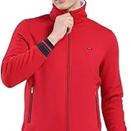 monte carlo Men Regular Fit Solid Pattern Mock Neck Side Pocket Zipper Full Sleeve Winter Sweatshirt|Warm and Comfortable Sweatshirt | Winter wear Sweatshirt for Men's (Pack of 1)-picture-27