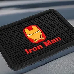 YOURKARTS.COM Secure Grip Non-Slip Car Dashboard Mat – Anti-Skid Pad for Phone, Sunglasses, Keys | Unique Spiritual Decor | car Accessories 2025 (Iron Man)-picture-29