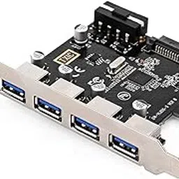 chenyang JSER 4 Ports PCI-E to USB 3.0 HUB PCI Express Expansion Card Adapter 5Gbps for Motherboard-picture-10