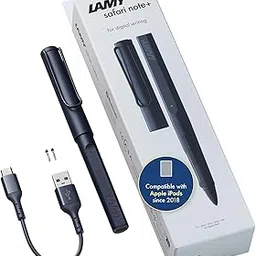LAMY safari note+ steel black iPad Pen - Stylus Pen with palm rejection & pressure and tilt sensitivity - compatible with various iPad models & generations - up to 10 hours battery life-picture-12