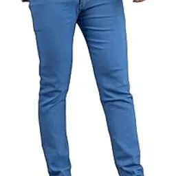 Slim Fit Men's Jeans - Crafted from Cotton to Cater to Your Comfort Demands, This Pair of Mid Rise Jeans Collection 901 from Offers You a Fashionable Look effortlessly-picture-22
