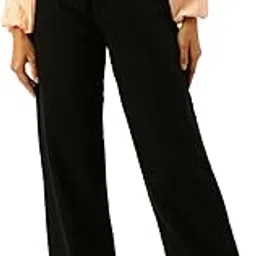 bene kleed Women Cotton Button and Zip Rigid Relax Fit Denim Trouser-picture-46