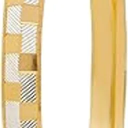 shining jewel - by shivansh Shining Jewel Two Tone Gold & Silver Colour Traditional Kada for Men SJ_3451-picture-20
