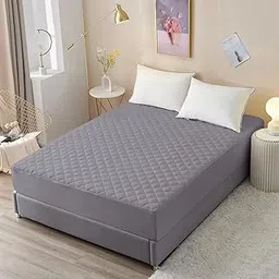 DECOBASKET Microfiber Waterproof Fitted King Size Mattress Protector with New Breathable Fabric. (72 Inch x 78 Inch x 12 Inch) (Gray)-picture-38