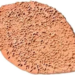 Santarms Terracotta Foot Scrubber for Cracked Heels | Clay Pedicure Tool for Dead Skin Removal | Natural Callus Remover for Feet Care | Eco-Friendly Handmade Mel Khora Heel Cleaner for Soft Smooth Skin - PACK OF 2-picture-44