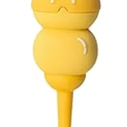 Nestlooms Baby U Shaped Silicone Manual Tooth Brush, Soft & Elastic Bristles, Complete 360 Degree Dental Cleaning, Specially Designed For Toddlers & Children, Food Grade Soft Silicone Brush Head - (Sunny Pineapple)-picture-35