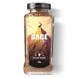 RAGE COFFEE Instant Coffee French Vanilla With 100% Arabica Beans Infused With Plant Based Vitamins| Hot & Cold Coffee | Strong Aroma With Rich Taste - 100 Gm - Bottle-picture-12