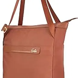 genie Amber Tote Bag For Girls |14 Inch-15 Litres With One Compartment, Laptop Sleeve, Front & Back Pocket And Bottle Holder |Best For Laptop, Makeup, Journal, Cables & College/Work Must-Haves-picture-34