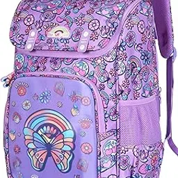 beauty girls BY HOTSHOT PEACE_1638|3D DESIGN| SCHOOL BAG|KIDS BAG|WATER RESISTANT|18 INCH|FOR GIRLS |32 LITERS BACKPACK-picture-38