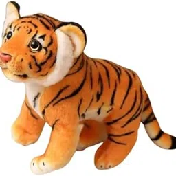 Jetoyni Siberian Jungle Tiger Soft Toy for Kids | 40 cm Realistic Bengal Tiger Stuffed Animal | Cuddly Jungle Safari Wildlife Toy for Boys and Girls Bedroom, Nursery, Gifting & Decoration-picture-13