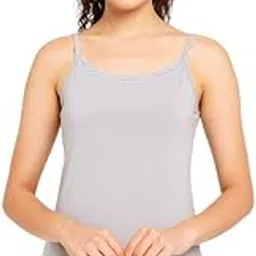 clovia Women's Cotton Camisole with Lace and Adjustable Straps-picture-41
