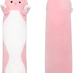 Rabbit Plush Pillow - Long Body Pillow Soft Hugging Stuffed Animal Plush Doll Gift for Kids-picture-45