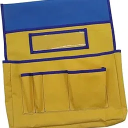 LOOM TREE® School Seat Chair Storage Pocket Student Name Tag for Camp Daycare Classroom Blue and Yellow | Outdoor Sports | Camping & Hiking | Camping Furniture-picture-54