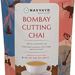 Navvayd Bombay Cutting Chai (250 Gm, 125 Cups), Chaipatti with Cardamom, Ginger & Fennel Seeds, Black Tea Powder-picture-57
