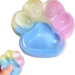 Taba Squishy, Squishy Toy, Squishy Cute Fidget Toy Stress Relief Squeeze Toy Sensory Toy Stress Relief for Boys Girls Birthday Party Supplies (Transparent Color)-image-41