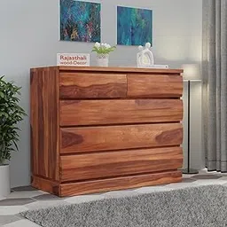 wood crony Solid Sheesham Wood Chest of Draweras (Kevin)-image-15