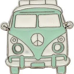 knighthood Classic Camper Bus Van Lime Green Lapel Pin Badge-picture-48
