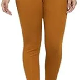City Fashion Women's Solid Woolen Elastic Casual Leggings-picture-54