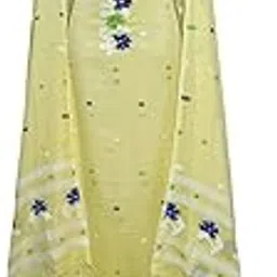 Basak Creation SJU005 Cotton Blend Jamdani Work Unstitched Salwar Suit Dress Material With Jamdani Work Dupatta (Free Size Upto XXXL)-picture-55