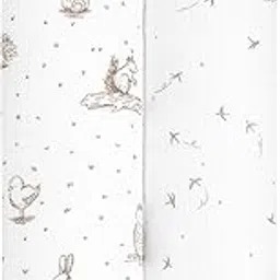 aden + anais Silky Soft Swaddle Blanket, Boutique Muslin Blankets for Girls & Boys, Baby Receiving Swaddles, Ideal Newborn & Infant Swaddling Set, Perfect Shower Gifts, 2 Pack, Healing Nature-image-4