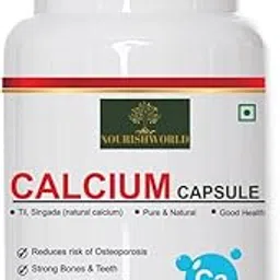 NOURISHWORLD | Calcium Tablets for Women & Men, Calcium Supplement 500mg with Vitamin D3, Magnesium, Zinc & Vitamin B12 For Immunity, Bone & Joint Support-picture-58