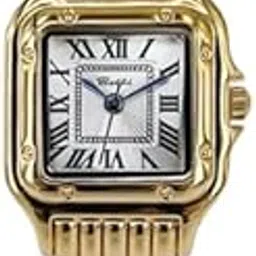 Ubervia Analog Square Dial Women's Watch with Stainless Steel Strap-picture-14