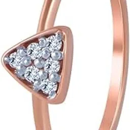 p.c. chandra jewellers 18k (750) Rose Gold and Diamond Ring for Women-picture-26