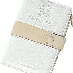 mesen Ladies Purse, PU Leather Purses for Women with RFID Blocking, Slim Bifold Women Wallets for Coin, Passports, ID Cards, Credit Cards and Other Travel Accessories, White, Minimalist-picture-21