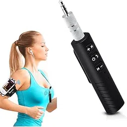 Drumstone(๐+๐ Years Warranty) Limited Edition Bluetooth 5.0 Audio Receiver Mini Wireless AUX Adapter with 3.5mm Jack Hands-Free Music Streaming for Car Home Audio Headphone 1-Year Extended Warranty image 1